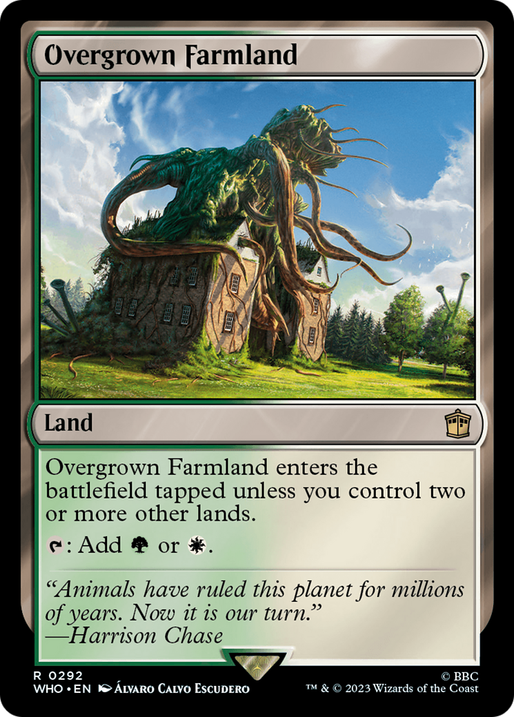 Overgrown Farmland (292) [Doctor Who] foil - Deck Out Gaming