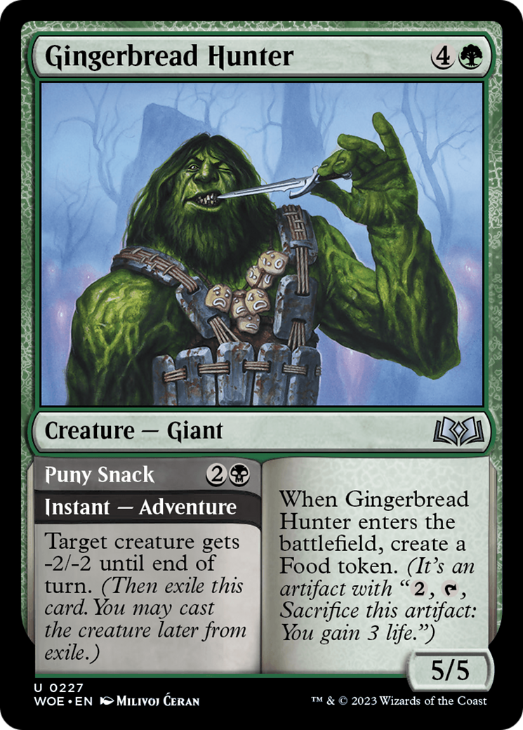 Gingerbread Hunter (227) [Wilds of Eldraine] - Deck Out Gaming