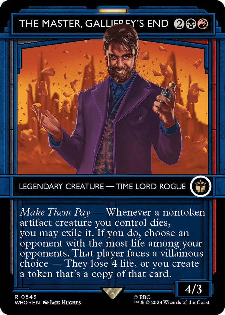 The Master, Gallifrey's End (Showcase) (543) [Doctor Who] - Deck Out Gaming
