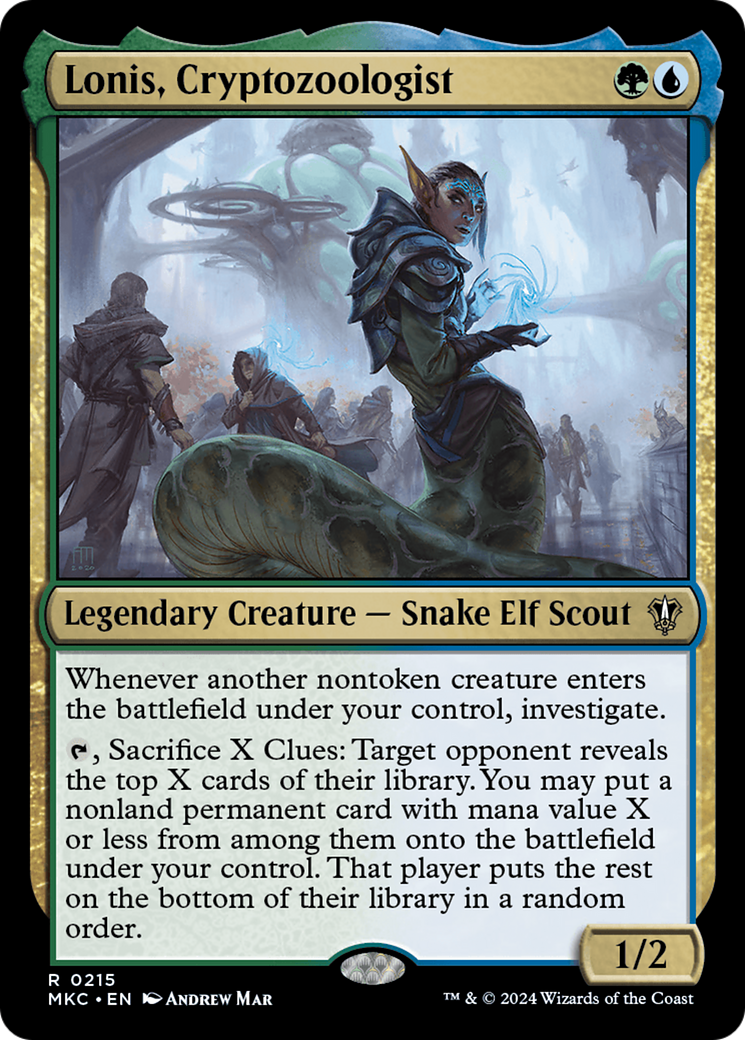 Lonis, Cryptozoologist (215) [Murders at Karlov Manor Commander] - Deck Out Gaming