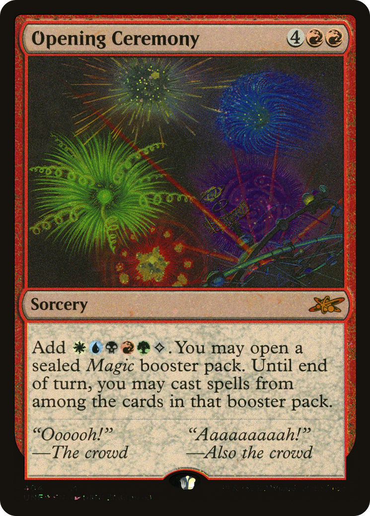 Opening Ceremony (Galaxy Foil) (404) [Unfinity] foil - Deck Out Gaming
