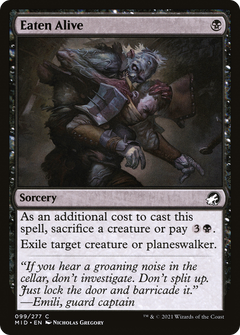 Eaten Alive (99) [Innistrad: Midnight Hunt] foil - Deck Out Gaming