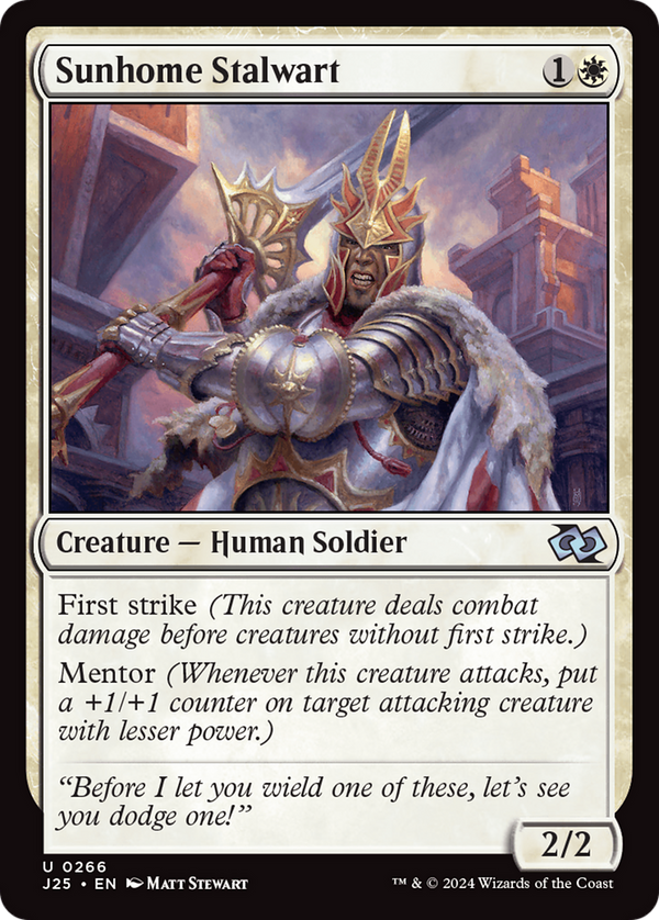 Sunhome Stalwart (266) [Foundations Jumpstart] - Deck Out Gaming