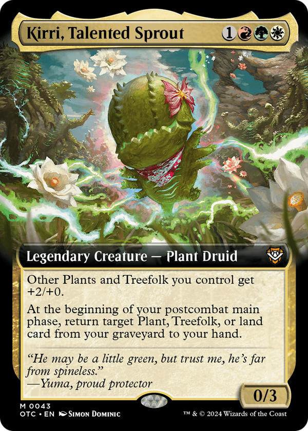 Kirri, Talented Sprout (Extended Art) (43) [Outlaws of Thunder Junction Commander] - Deck Out Gaming