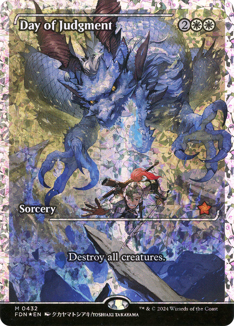 Day of Judgment (Showcase) (Fracture Foil) (432) [Foundations] foil - Deck Out Gaming