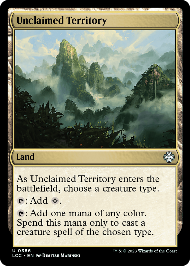 Unclaimed Territory (366) [The Lost Caverns of Ixalan Commander] - Deck Out Gaming