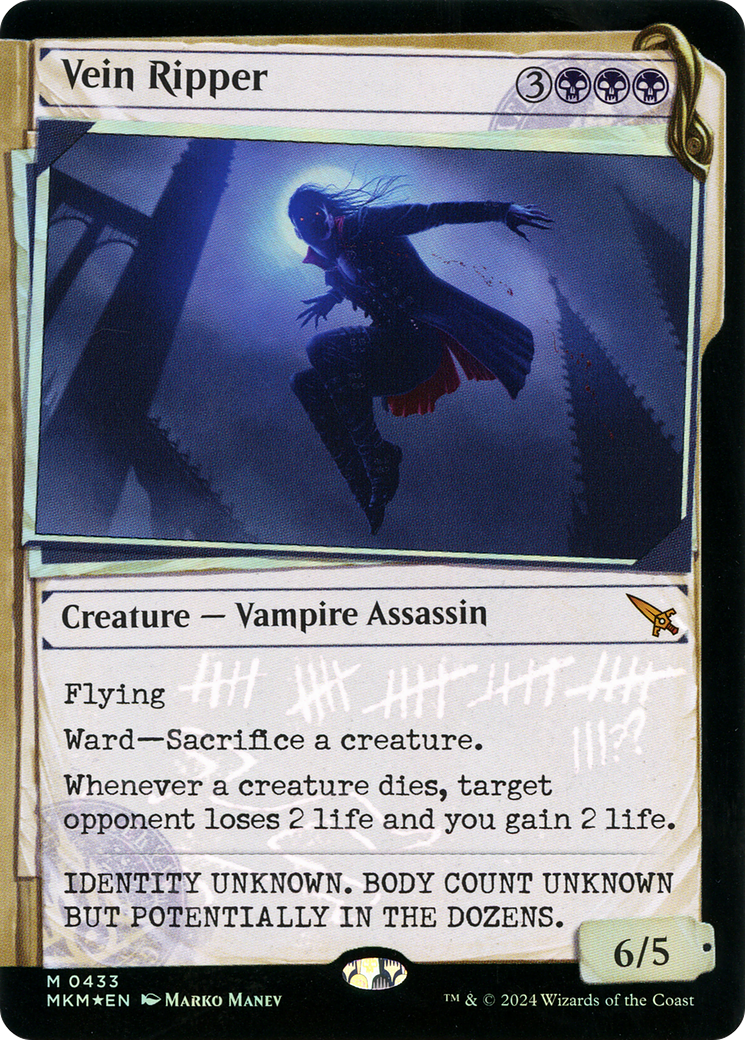 Vein Ripper (Showcase) (Invisible Ink) (433) [Murders at Karlov Manor] foil - Deck Out Gaming