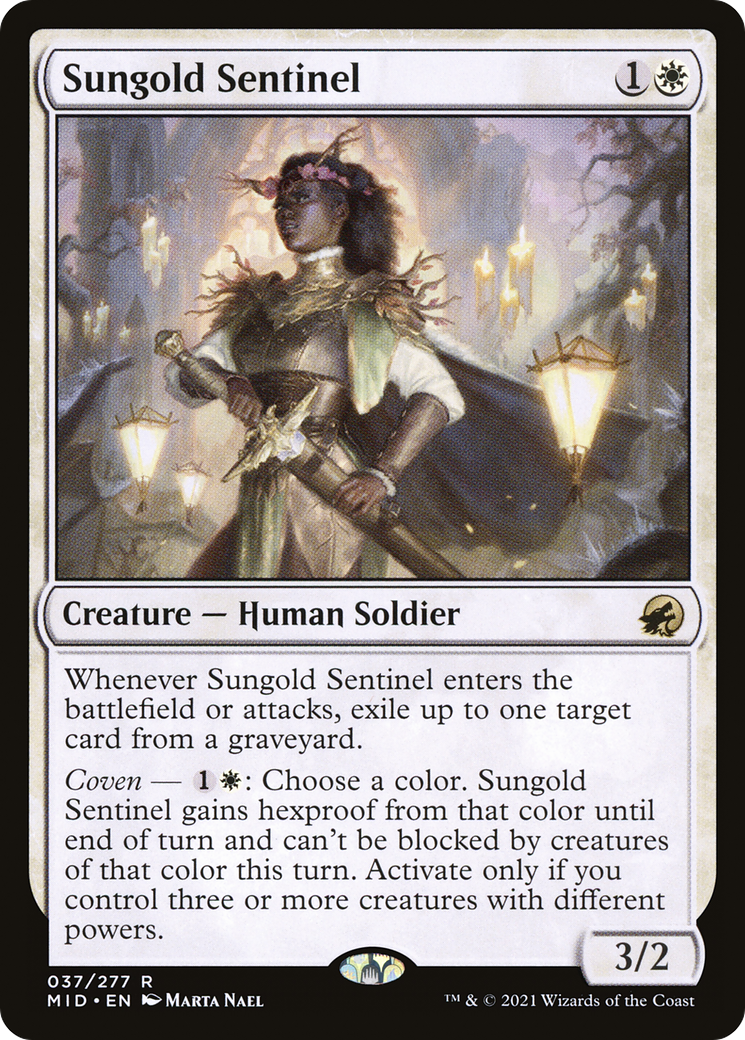 Sungold Sentinel (37) [Innistrad: Midnight Hunt] - Deck Out Gaming