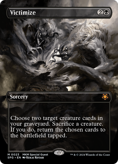 Victimize (Borderless) (23) [Special Guests] foil - Deck Out Gaming