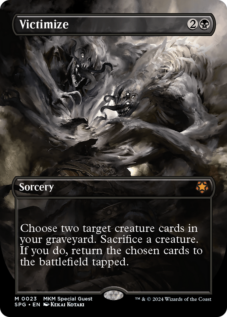 Victimize (Borderless) (23) [Special Guests] foil - Deck Out Gaming