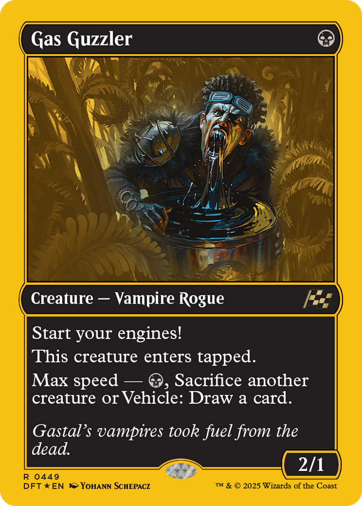 Gas Guzzler (First-Place Foil) (449) [Aetherdrift] foil - Deck Out Gaming