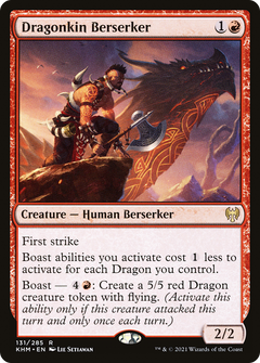 Dragonkin Berserker (131) [Kaldheim] foil - Deck Out Gaming