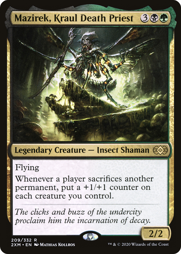 Mazirek, Kraul Death Priest (209) [Double Masters] foil - Deck Out Gaming