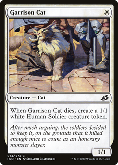 Garrison Cat (14) [Ikoria: Lair of Behemoths] - Deck Out Gaming