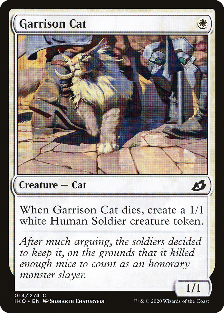 Garrison Cat (14) [Ikoria: Lair of Behemoths] - Deck Out Gaming
