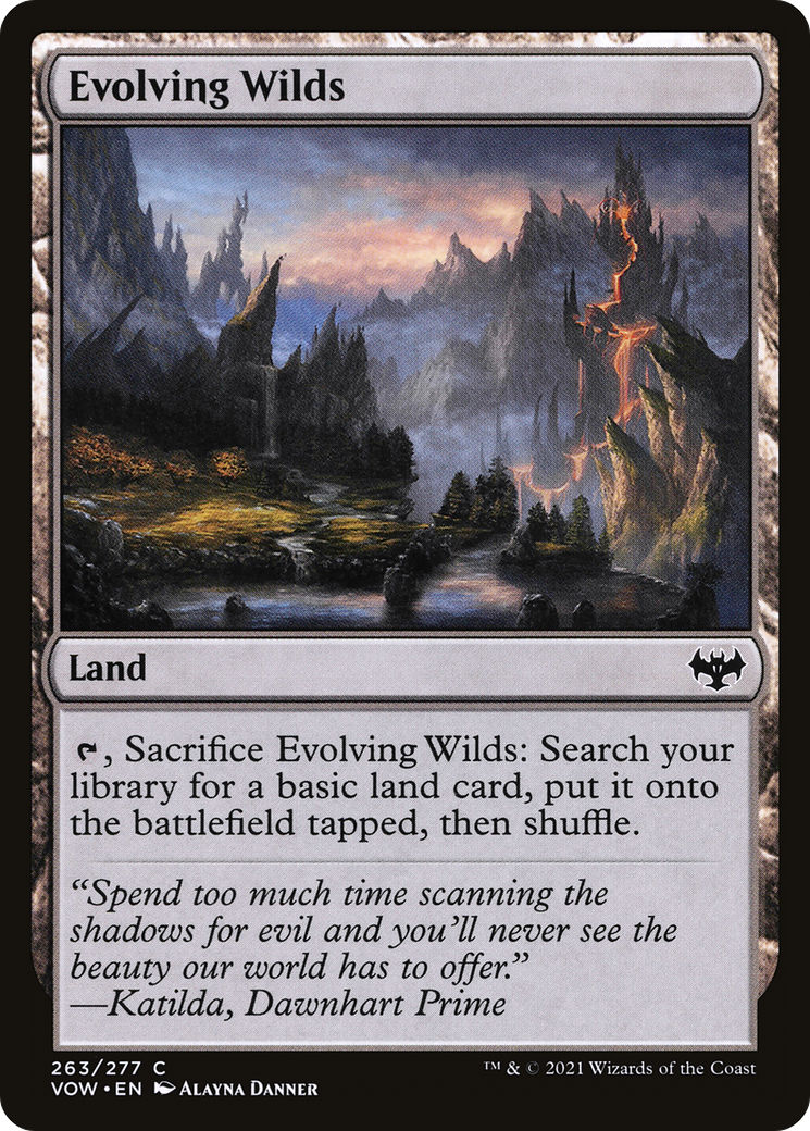 Evolving Wilds (263) [Innistrad: Crimson Vow] - Deck Out Gaming