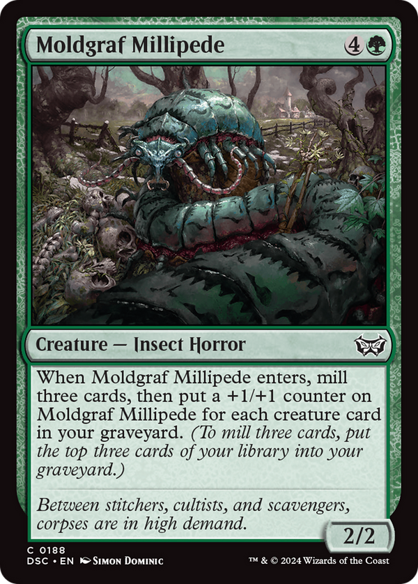 Moldgraf Millipede (188) [Duskmourn: House of Horror Commander] - Deck Out Gaming