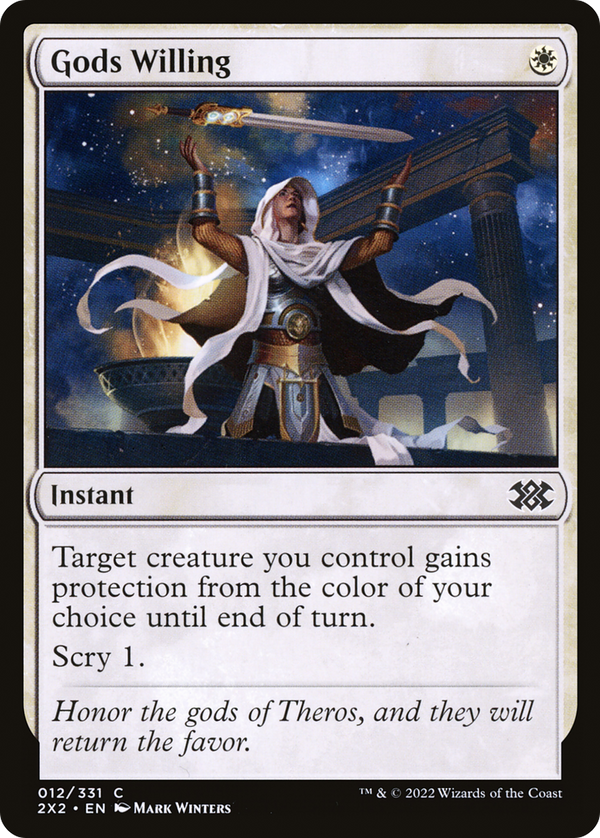 Gods Willing (12) [Double Masters 2022] - Deck Out Gaming