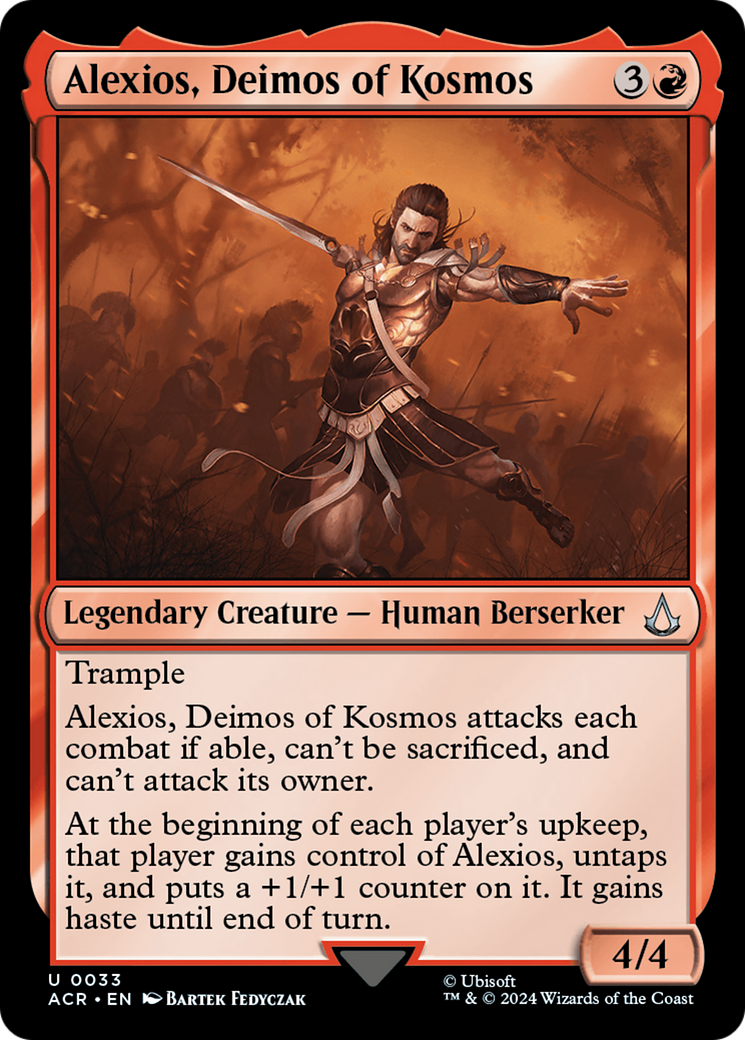 Alexios, Deimos of Kosmos (33) [Assassin's Creed] - Deck Out Gaming