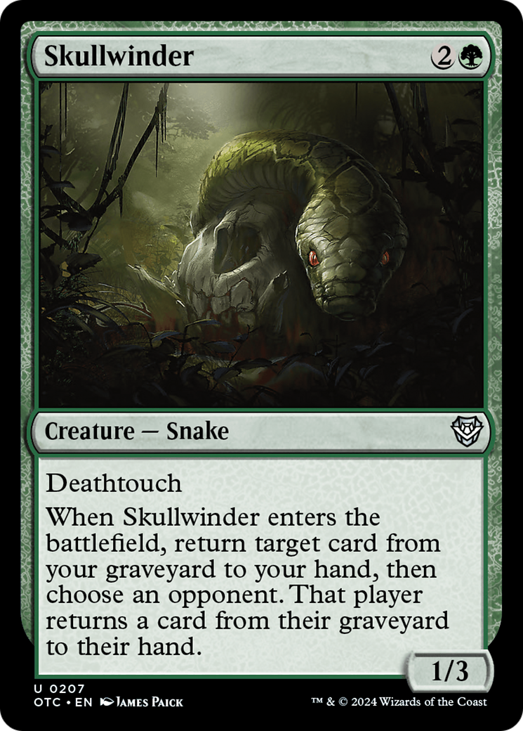 Skullwinder (207) [Outlaws of Thunder Junction Commander] - Deck Out Gaming