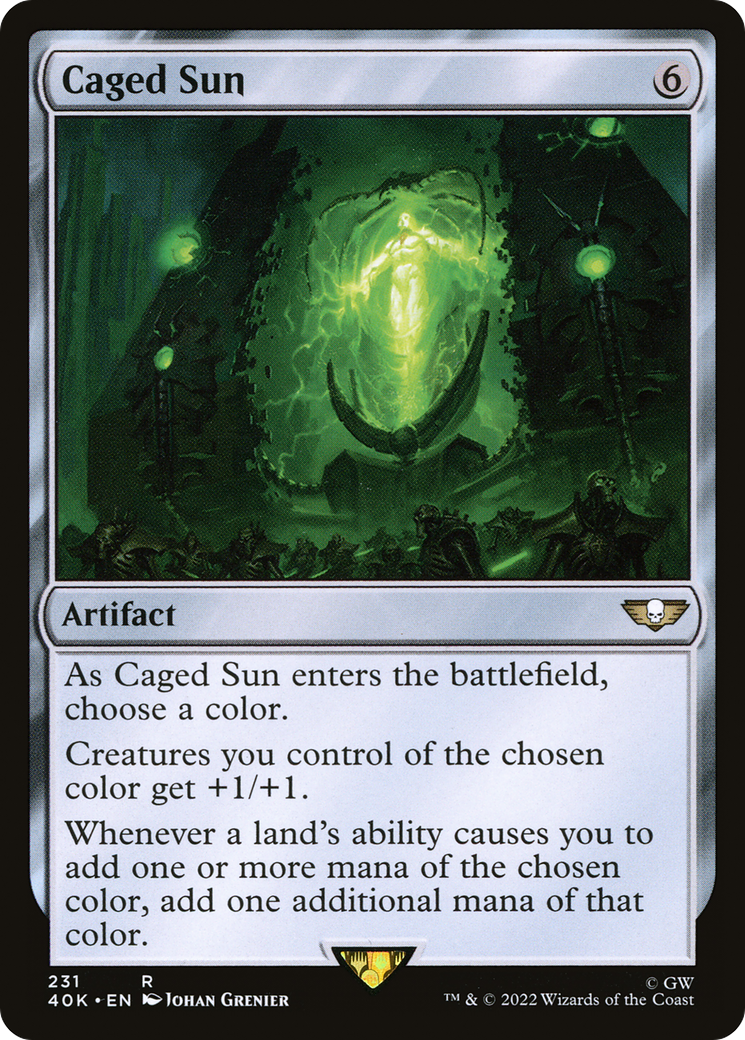 Caged Sun (231) [Warhammer 40,000 Commander] - Deck Out Gaming
