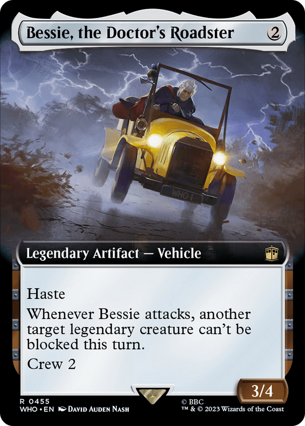 Bessie, the Doctor's Roadster (Extended Art) (455) [Doctor Who] - Deck Out Gaming