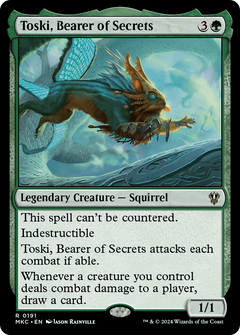 Toski, Bearer of Secrets (191) [Murders at Karlov Manor Commander] - Deck Out Gaming