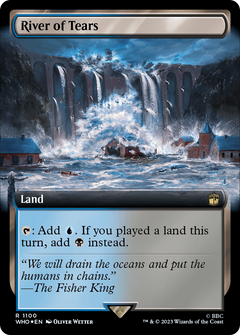 River of Tears (Extended Art) (Surge Foil) (1100) [Doctor Who] foil - Deck Out Gaming