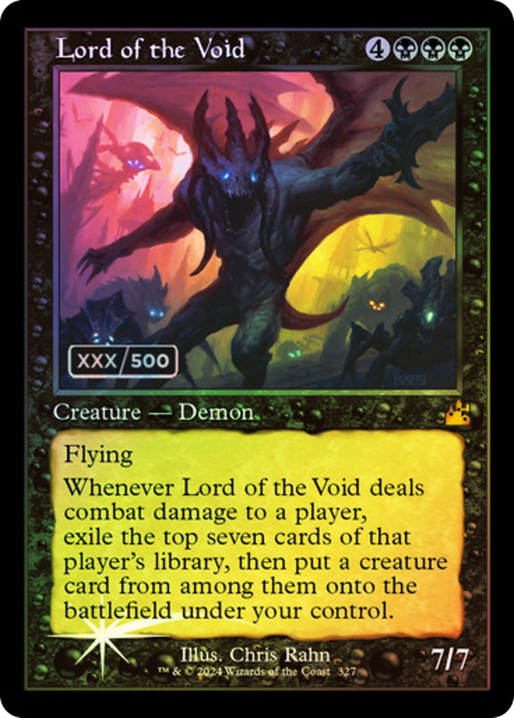 Lord of the Void (Retro Frame) (Serial Numbered) (327) [Ravnica Remastered] foil - Deck Out Gaming