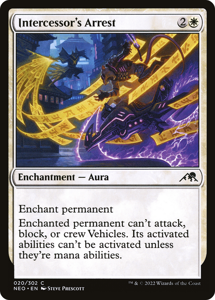 Intercessor's Arrest (20) [Kamigawa: Neon Dynasty] foil - Deck Out Gaming