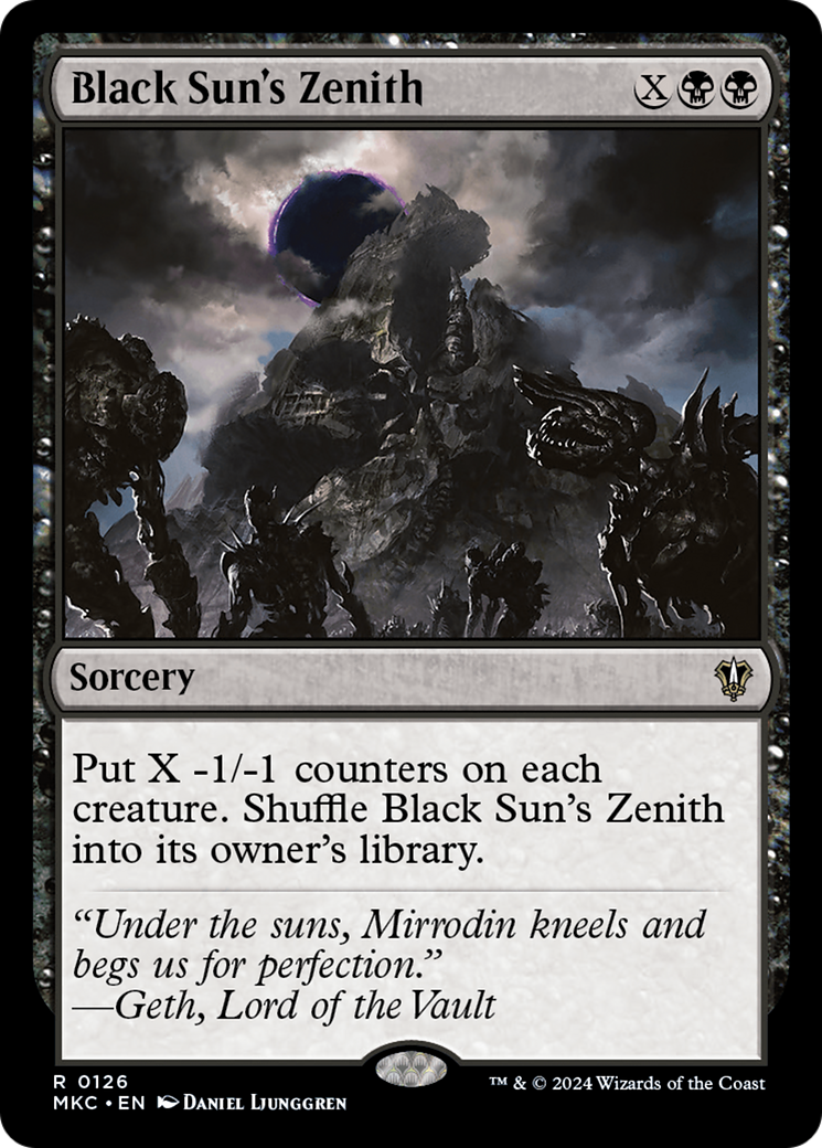 Black Sun's Zenith (126) [Murders at Karlov Manor Commander] - Deck Out Gaming