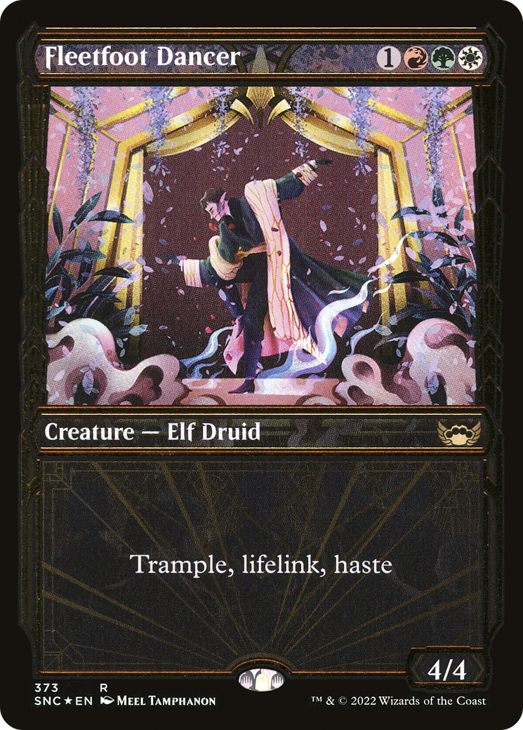 Fleetfoot Dancer (Gilded Foil) (373) [Streets of New Capenna] foil - Deck Out Gaming