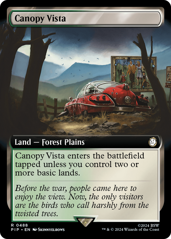 Canopy Vista (Extended Art) (488) [Fallout] foil - Deck Out Gaming