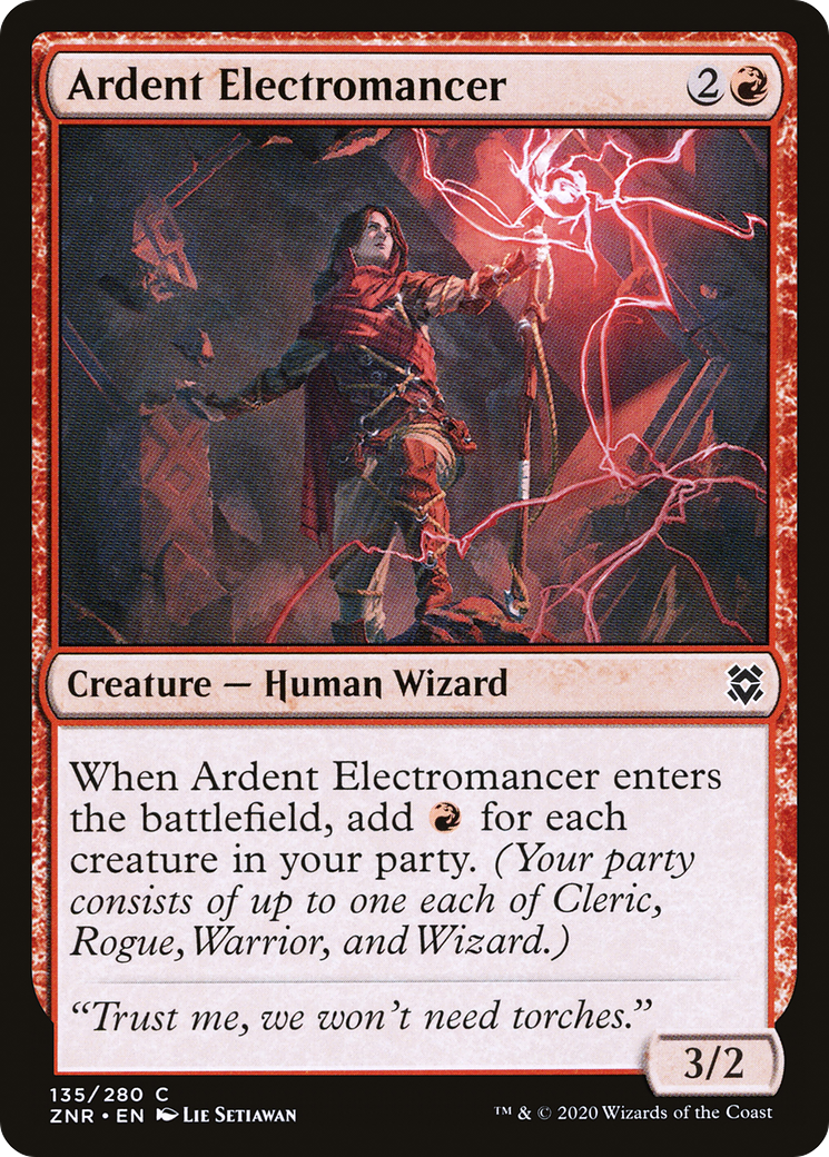 Ardent Electromancer (135) [Zendikar Rising] foil - Deck Out Gaming