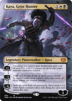 Kaya, Geist Hunter (Borderless) (280) [Innistrad: Crimson Vow] - Deck Out Gaming