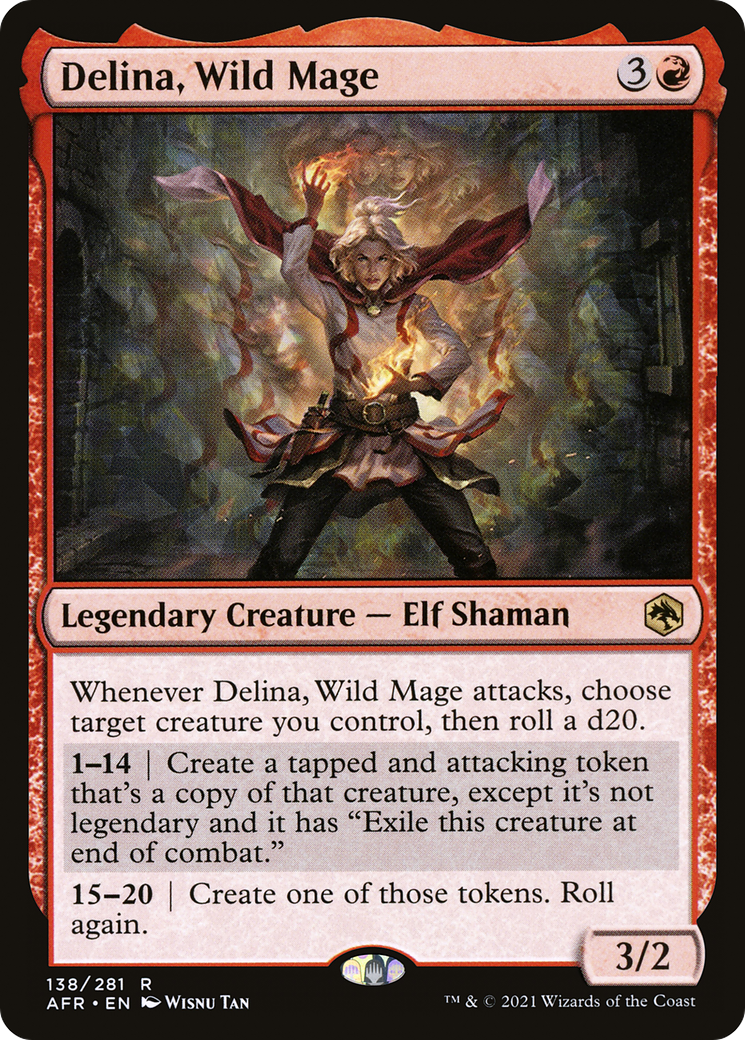 Delina, Wild Mage (138) [Adventures in the Forgotten Realms] foil - Deck Out Gaming