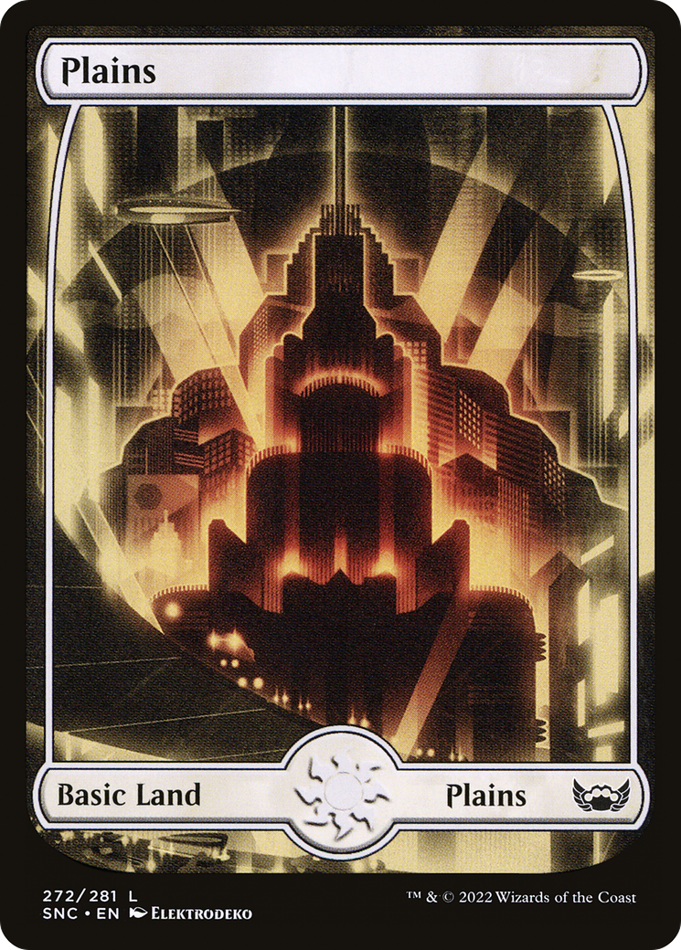 Plains (272) (272) [Streets of New Capenna] foil - Deck Out Gaming
