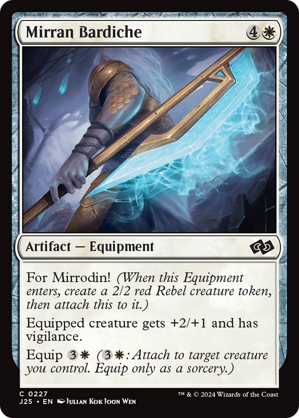 Mirran Bardiche (227) [Foundations Jumpstart] - Deck Out Gaming