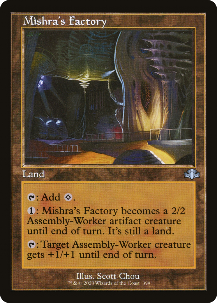 Mishra's Factory (Retro Frame) (399) [Dominaria Remastered] - Deck Out Gaming