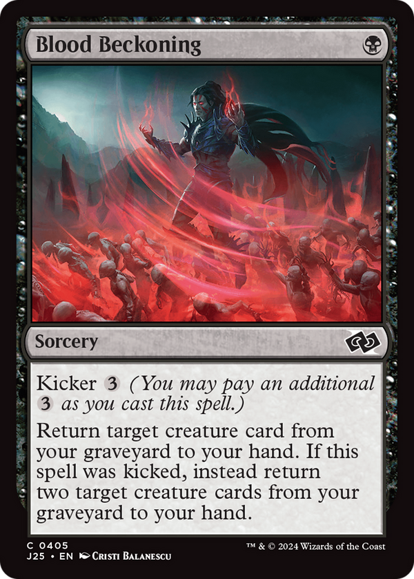 Blood Beckoning (405) [Foundations Jumpstart] - Deck Out Gaming