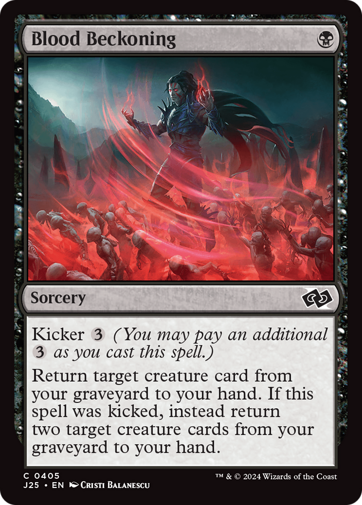 Blood Beckoning (405) [Foundations Jumpstart] - Deck Out Gaming