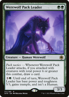 Werewolf Pack Leader (211) [Adventures in the Forgotten Realms] - Deck Out Gaming