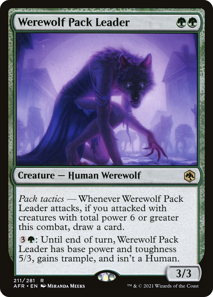 Werewolf Pack Leader (211) [Adventures in the Forgotten Realms] - Deck Out Gaming