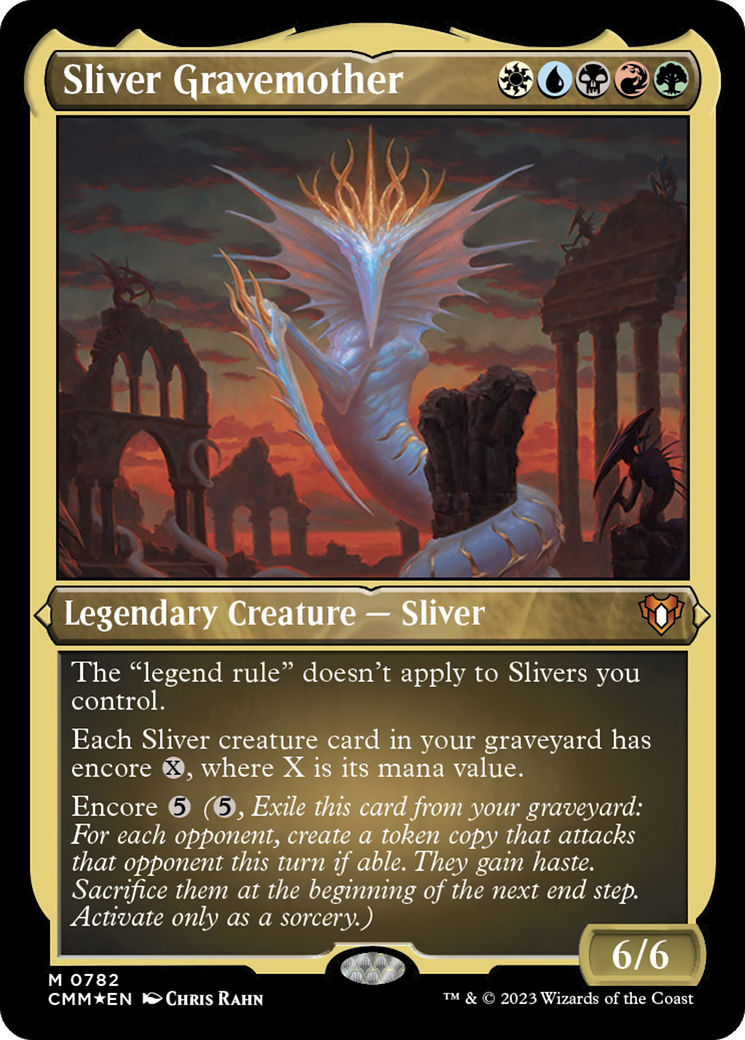 Sliver Gravemother (782) [Commander Masters] etched - Deck Out Gaming