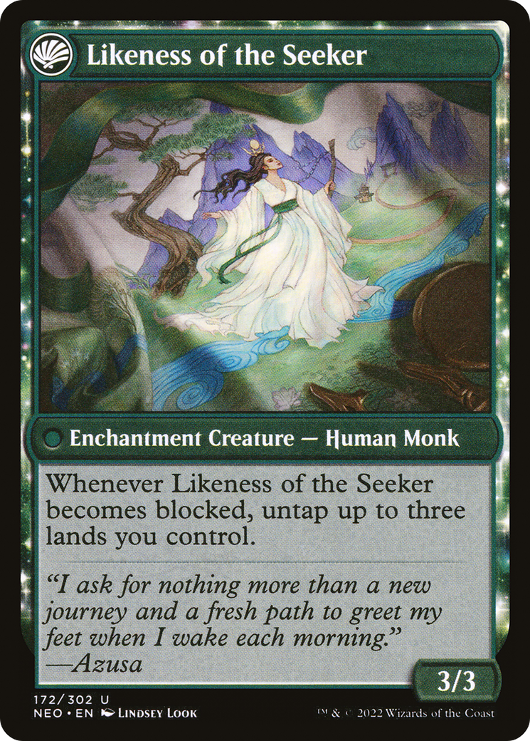 Azusa's Many Journeys (172) [Kamigawa: Neon Dynasty] foil - Deck Out Gaming