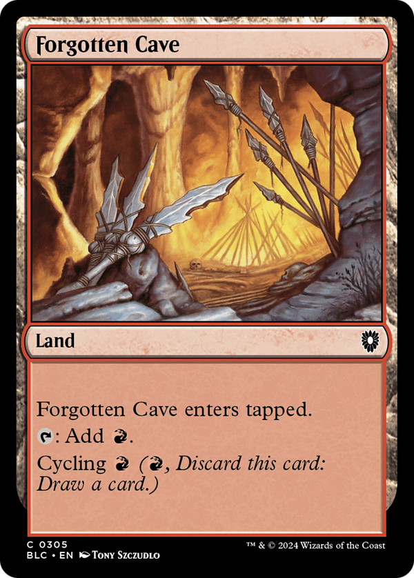 Forgotten Cave (305) [Bloomburrow Commander] - Deck Out Gaming