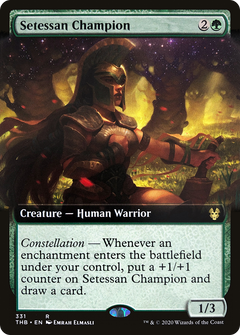 Setessan Champion (Extended Art) (331) [Theros Beyond Death] foil - Deck Out Gaming