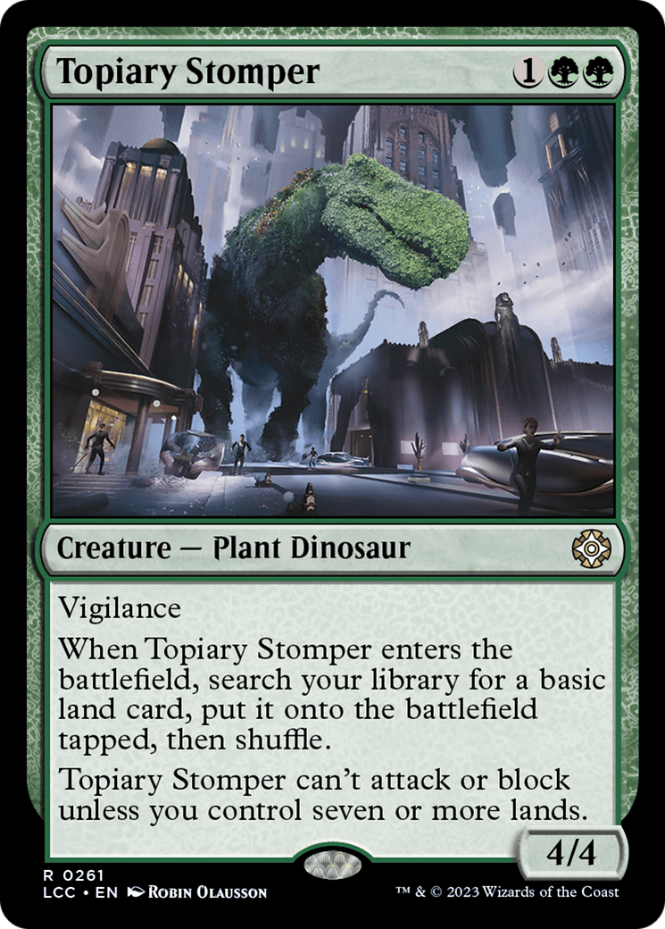 Topiary Stomper (261) [The Lost Caverns of Ixalan Commander] - Deck Out Gaming