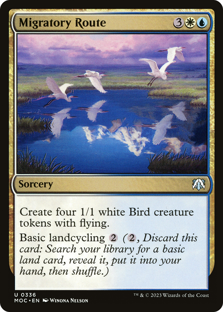 Migratory Route (336) [March of the Machine Commander] - Deck Out Gaming