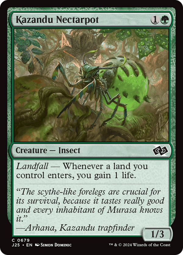 Kazandu Nectarpot (679) [Foundations Jumpstart] - Deck Out Gaming